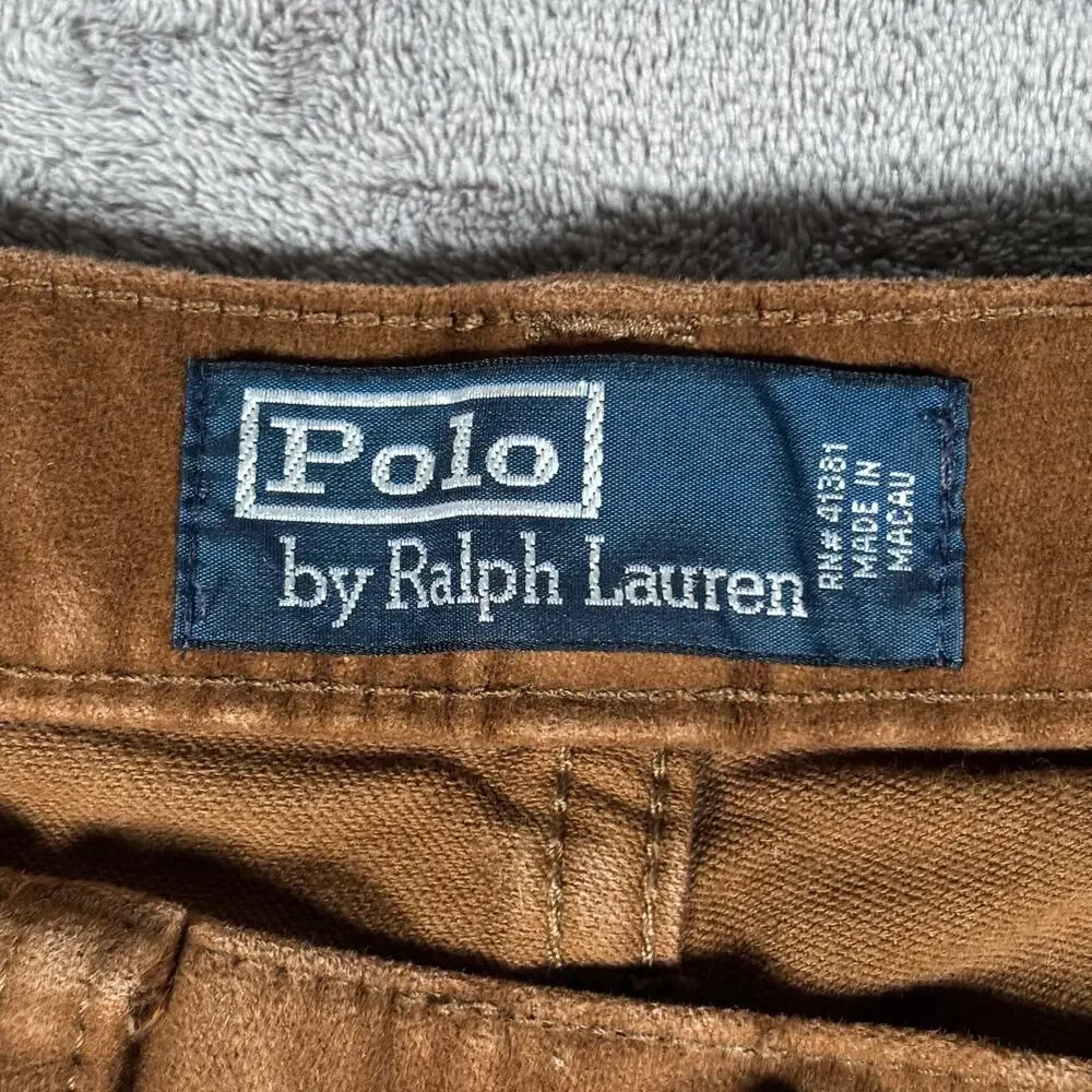 Polo Ralph Lauren Authentic Dungarees Brown 5 Pocket Twill Pants Men’s 32x30